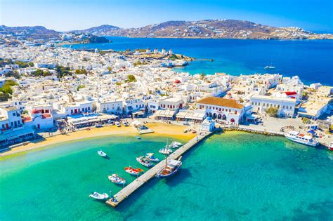 Vacation in Mykonos Greece .